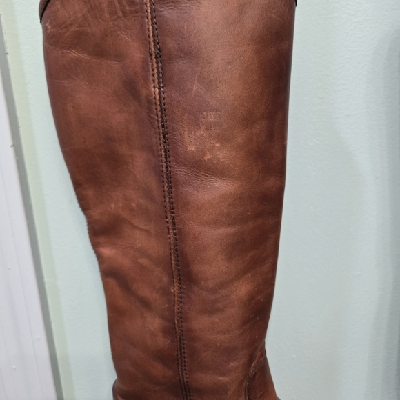 Frye Women's Brown Heeled Boots - Picture 5 of 16